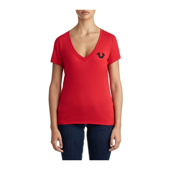 Red true religion shirt womens Clearance